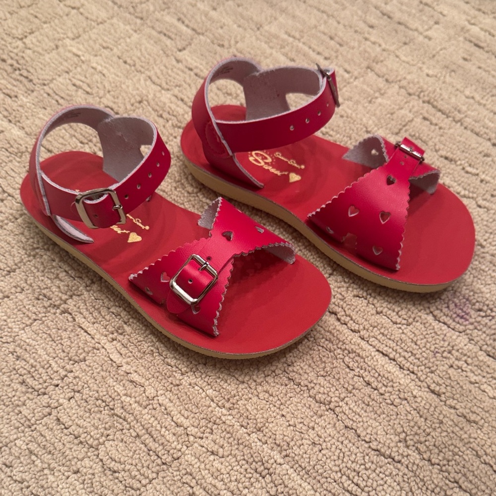 Salt Water Sandals by Hoy - Vibrant Red Kids Sandals